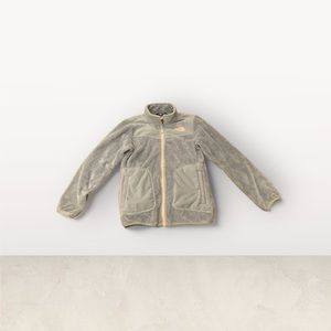 The North Face Girls Grey Fleece Lightweight Jacket